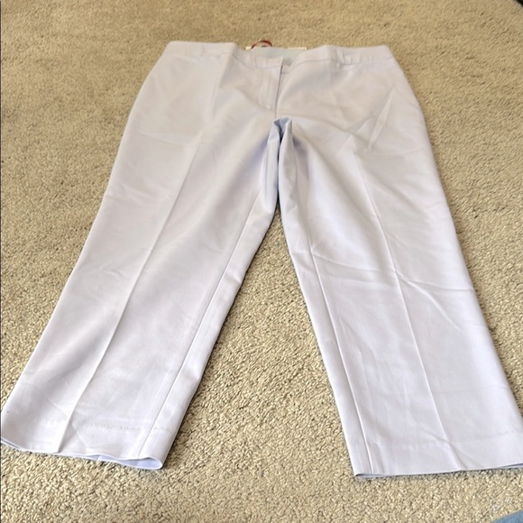 Ruby Rd Crop Trouser Pants Color Iris 14P NWT - Picture 1 of 6